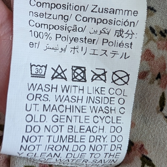 Shein Floral Long Dress Size Small NWOT - Picture 10 of 10